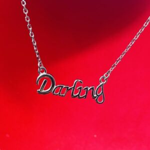 Attractive Girl”s Silver Neck Chain