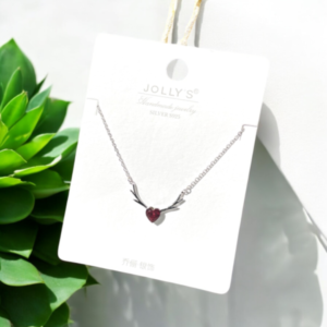 Deer Heart 92.5 Silver Neck Chain